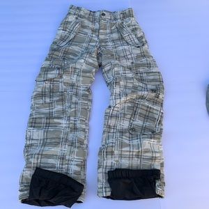 Body Glove Size 12 Snow Pants Cream Geo Pattern
